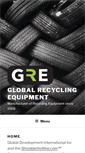 Mobile Screenshot of globalrecyclingequipment.com